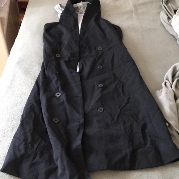 NWT Anthropologie Maeve Black Blazer Vest Dress 0 - Picture 3 of 6